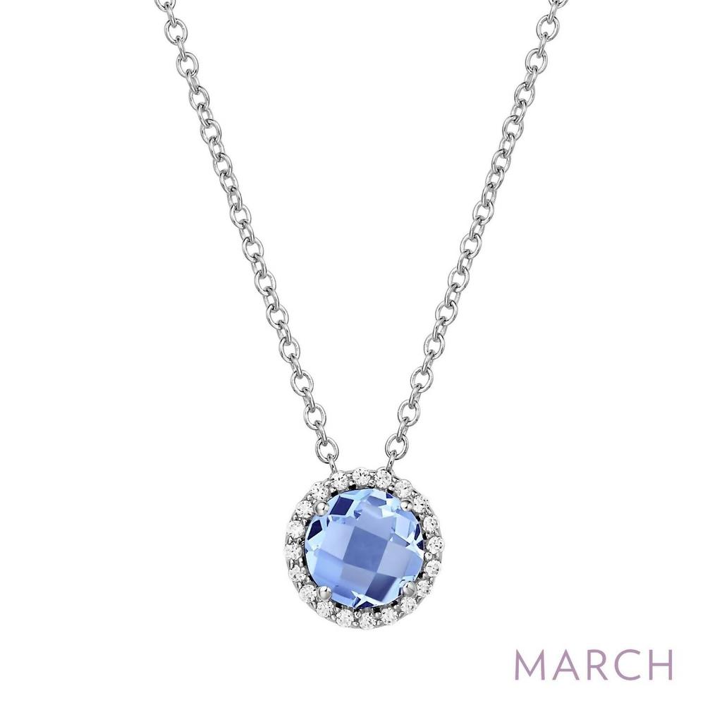 Lafonn Lafonn - March Birthstone Necklace