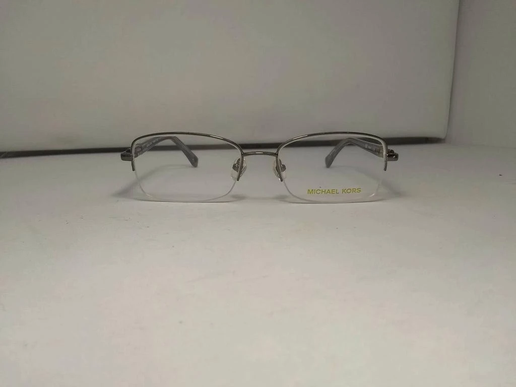 NEW MICHAEL KORS women\'s mk359 rectangle eyeglasses in gunmetal Michael Kors MK 359 033 Eyeglasses Glasses Gunmetal Dark  main image 2