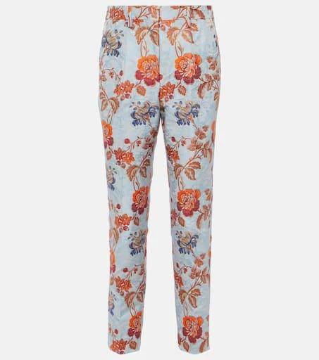ETRO Floral jacquard pants 1