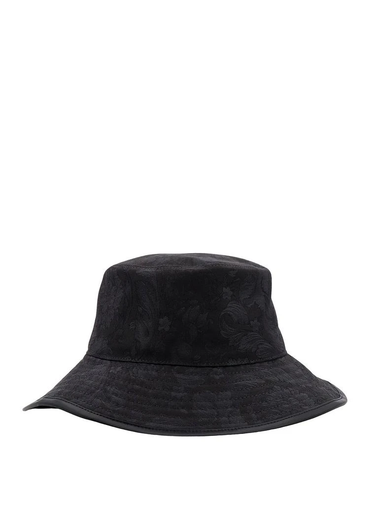 Versace Barocco-Pattern Wide Brim Bucket Hat – On Sale Now with Up