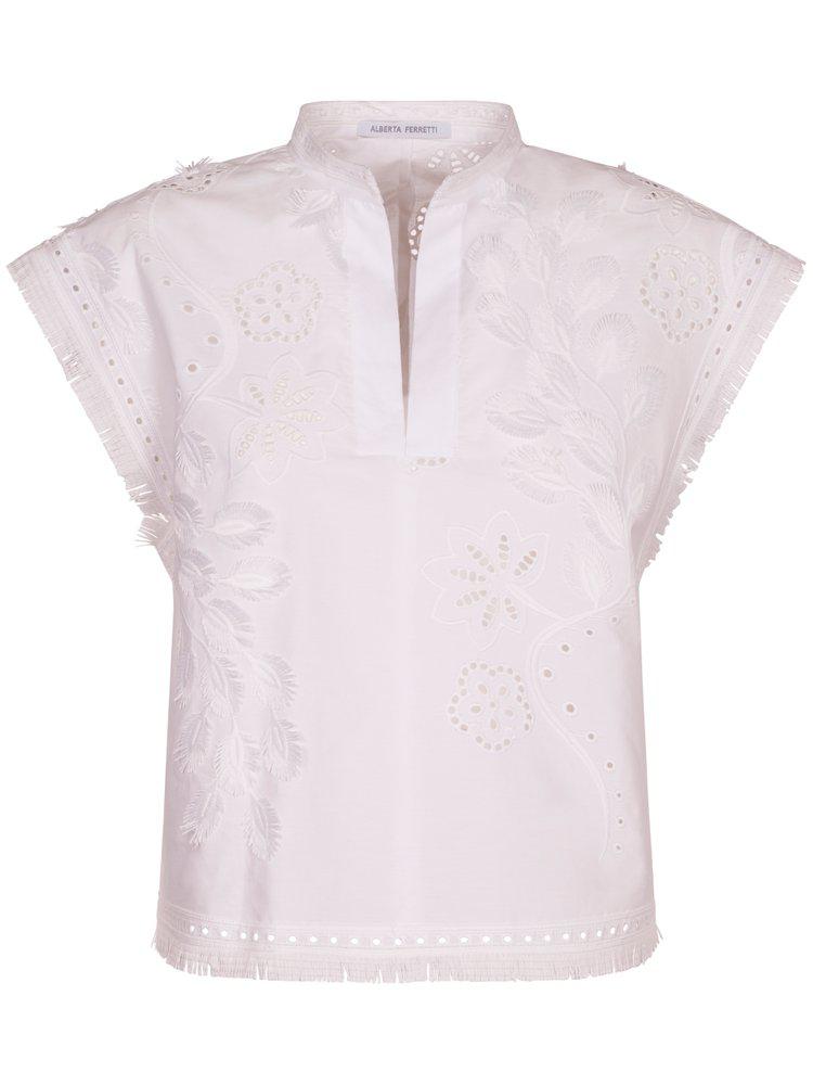 Alberta Ferretti Alberta Ferretti Cut-Out Detailed Top