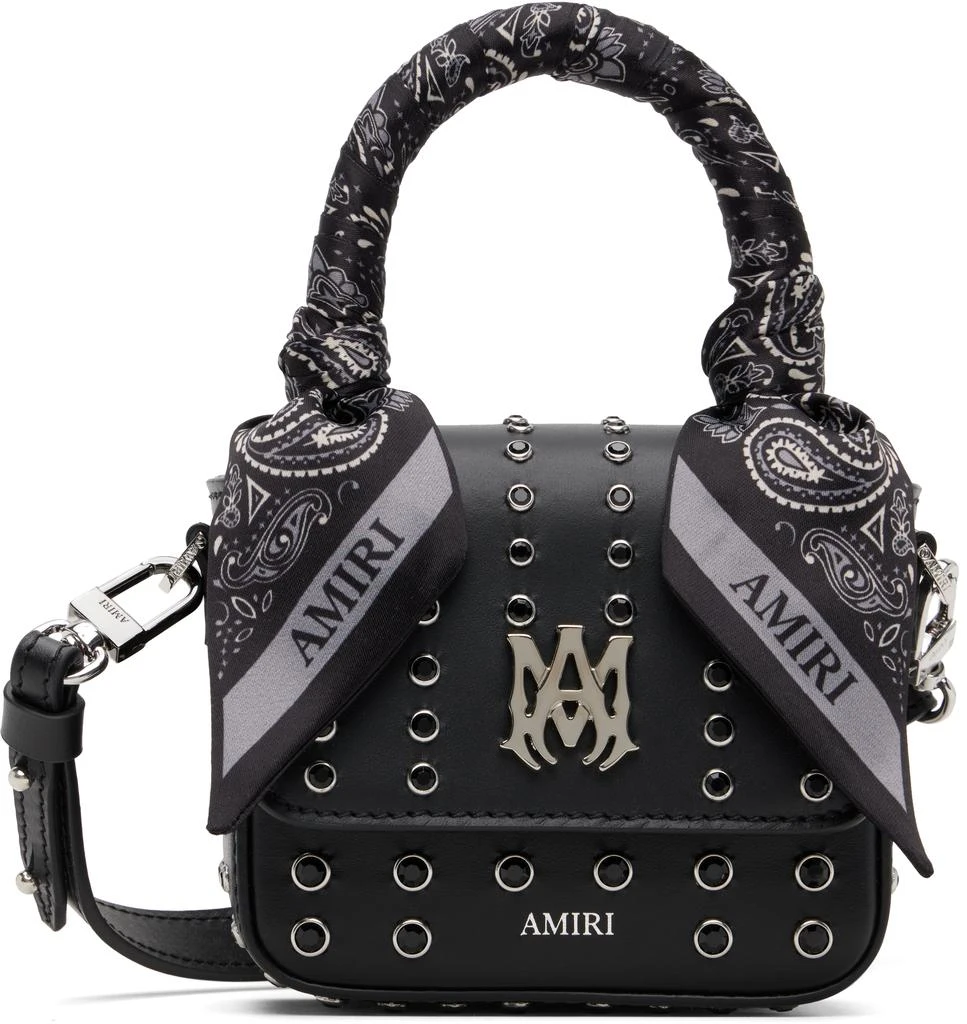 AMIRI Black Nano MA Stud Bag
