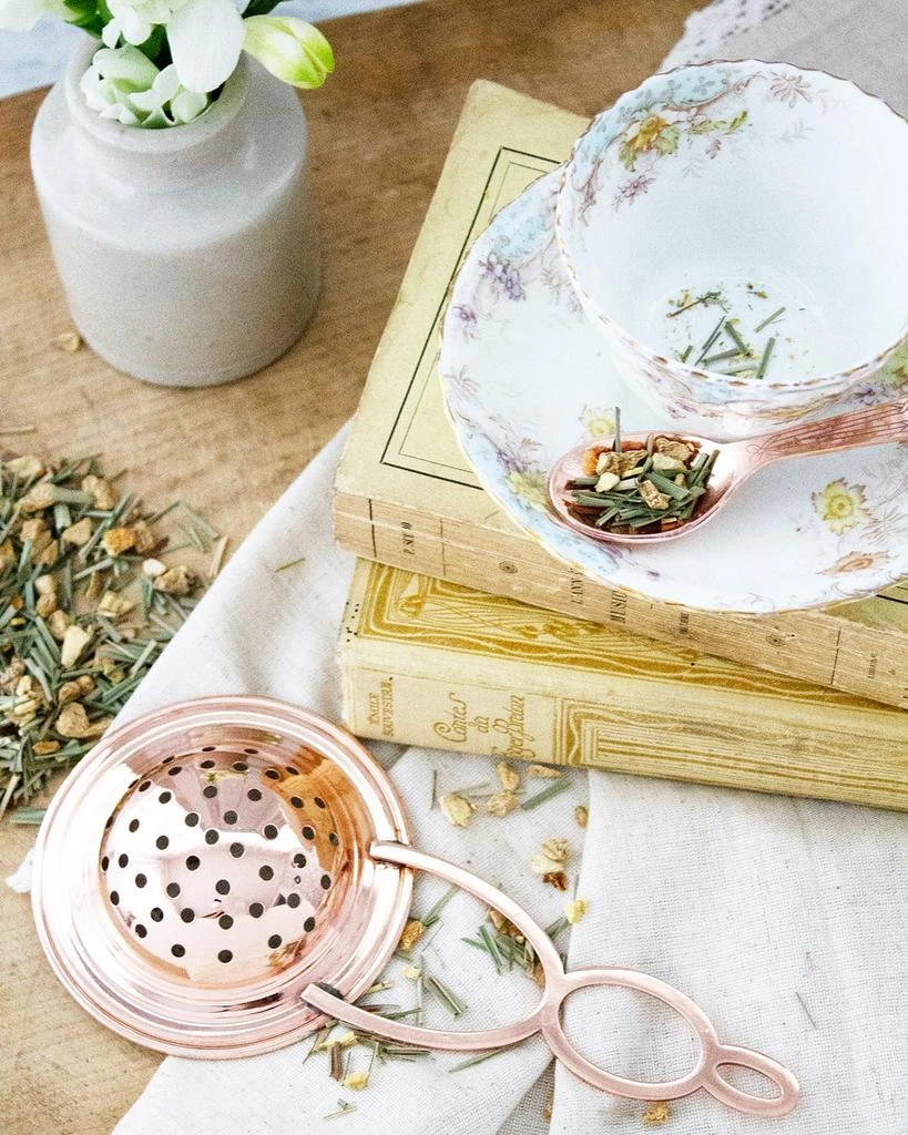 Coppermill Kitchen Vintage-Inspired Copper Tea Strainer 2