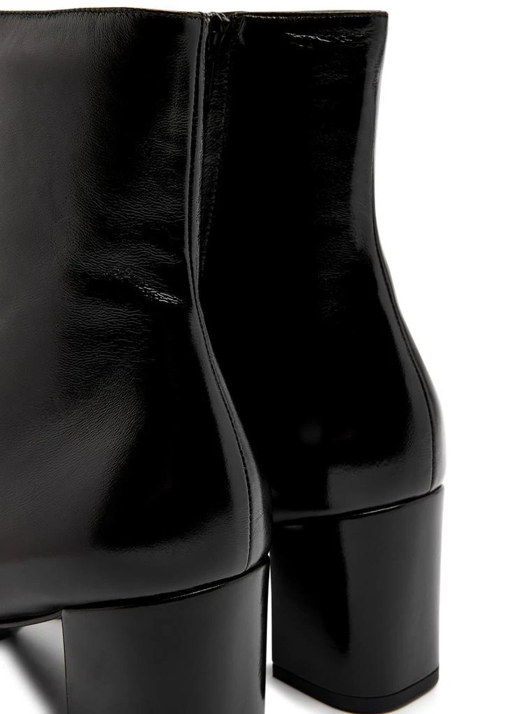 Yves Saint Laurent Rainer 75 patent leather ankle boots 4