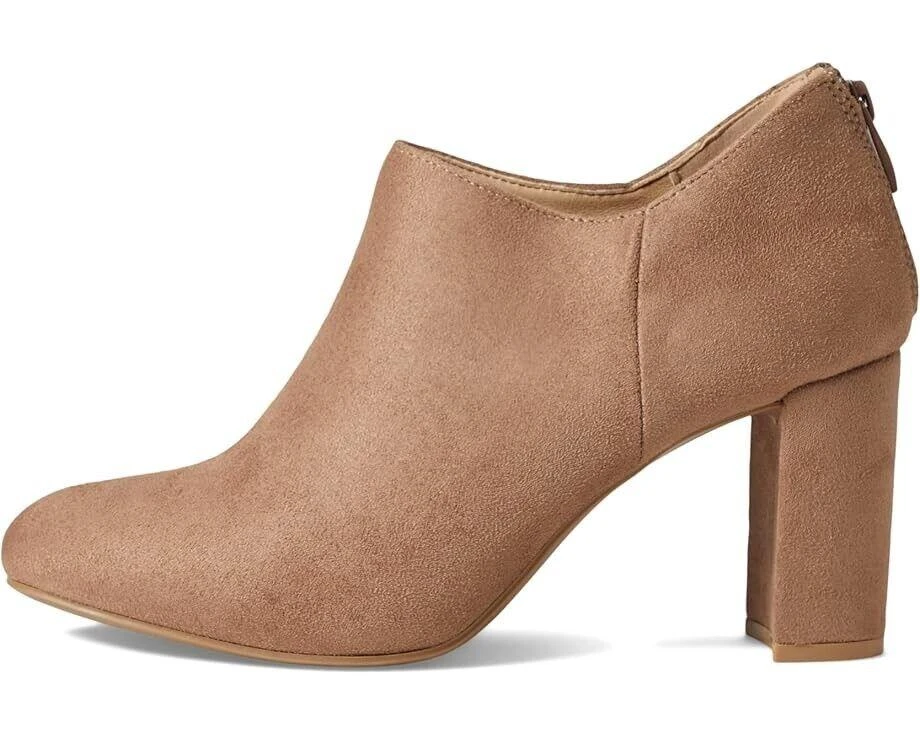Chinese Laundry Chinese Laundry Logic Boot Women 9.5 Taupe Suede Block Heel Ankle Booties KHD750 2