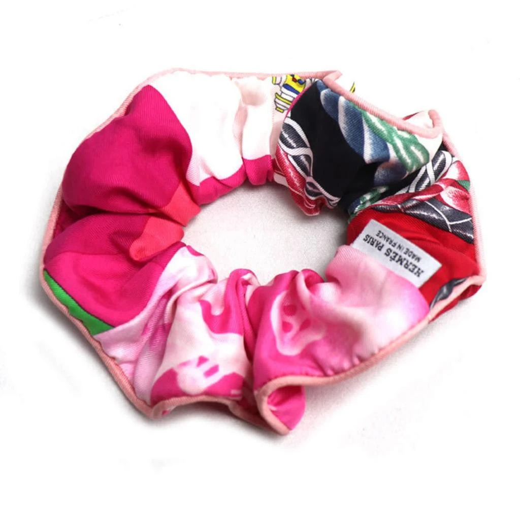 Hermes pink Silk Scrunchie (Pre-Owned) 2