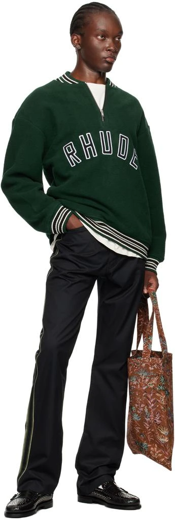 Rhude Black Traxedo Trousers 4