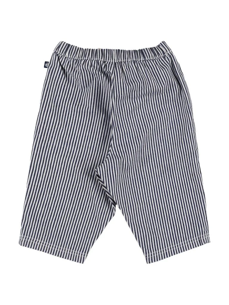 PETIT BATEAU Striped Cotton Blend Pants 2