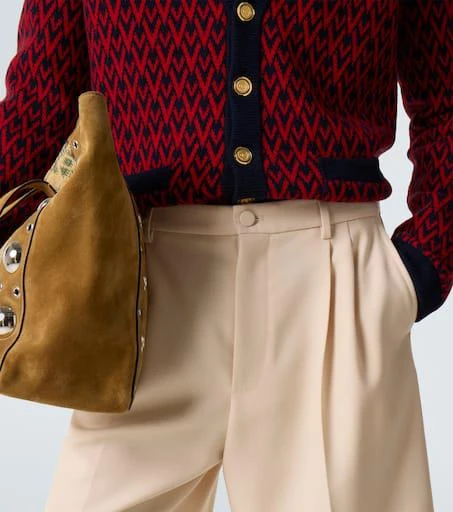 Valentino Wool gabardine Bermuda shorts 5