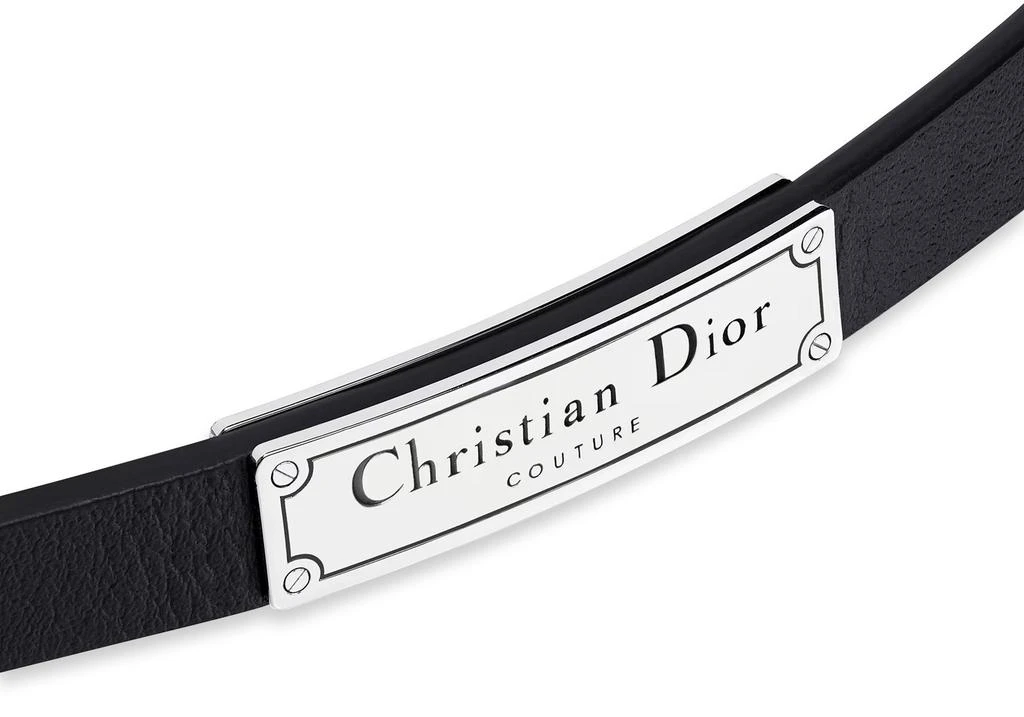 DIOR Christian Dior Couture Leather Double Bracelet 4