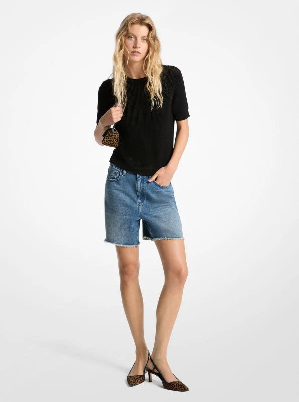 Michael Kors Boyfriend Denim Shorts