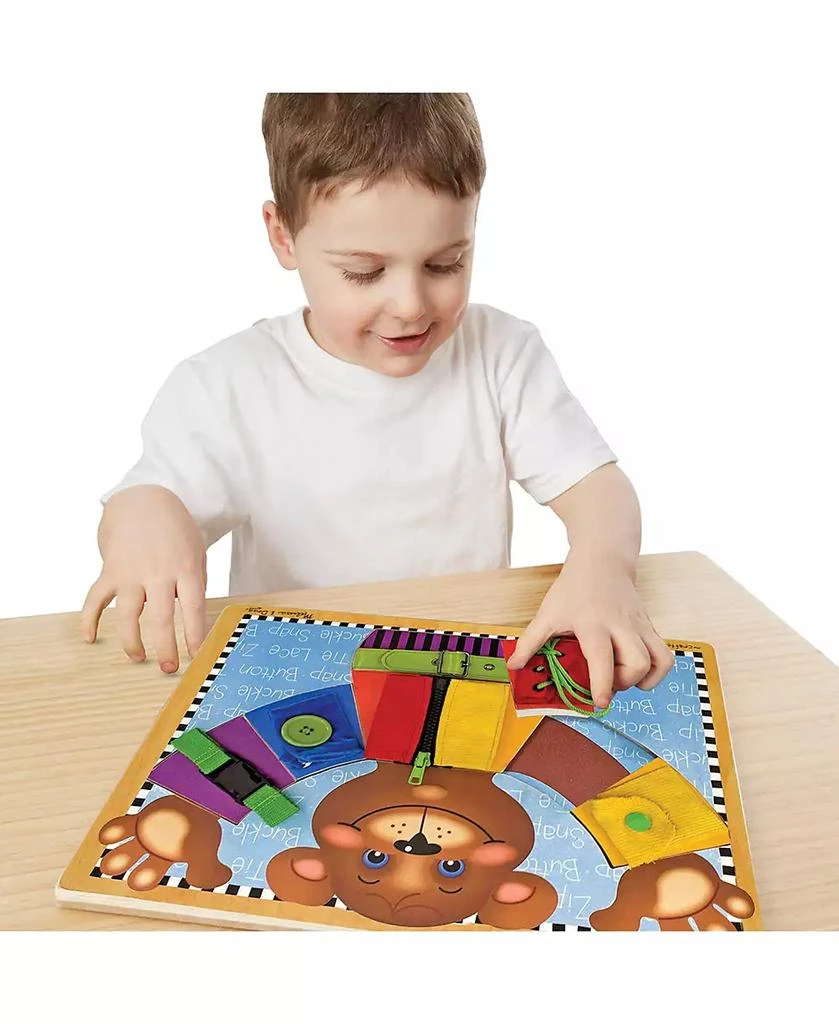 Melissa & Doug Melissa & Doug Basic Skills Puzzle Board - Wooden Educational Toy 9