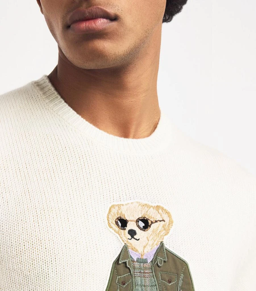Ralph Lauren Cashmere Polo Bear Sweater 6
