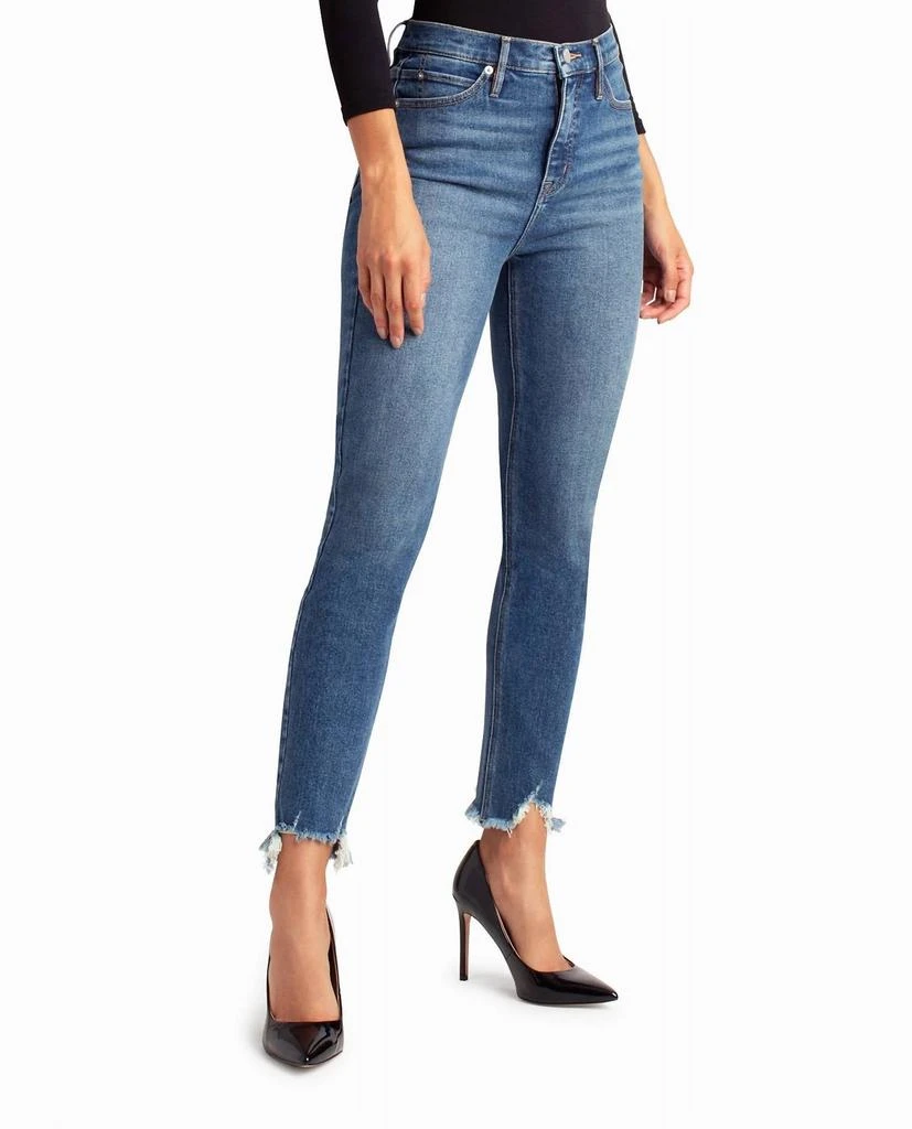 Nicole Miller Boerum Hill High Rise Slim Fit Jean In Dark Blue 3