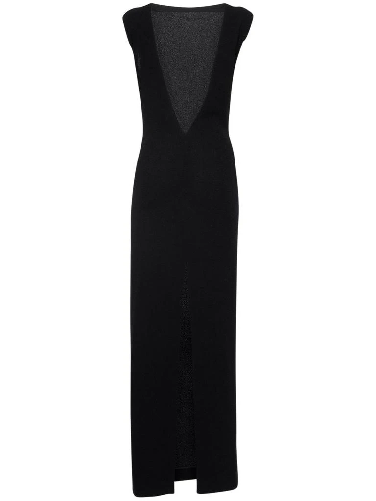 GAUCHERE Stretch Viscose Crepe Midi Dress 5