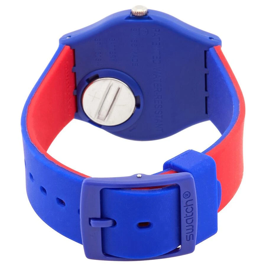 Swatch Blue Loop Quartz Red Dial Unisex Watch GS148 3