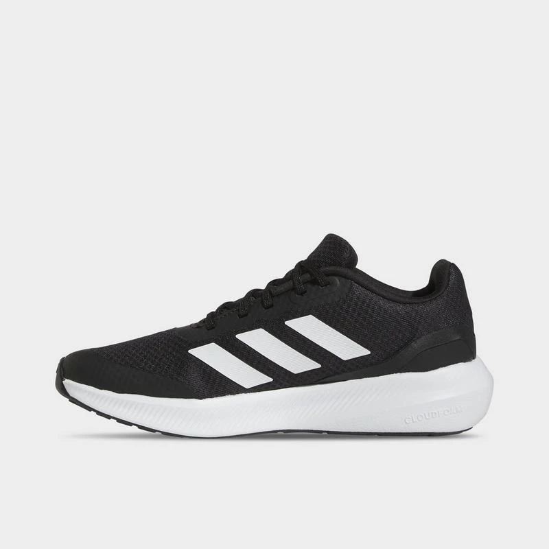 adidas Runfalcon 3 Lace Shoes - Kids - Dash Grey / Silver / Bliss Pink - 5