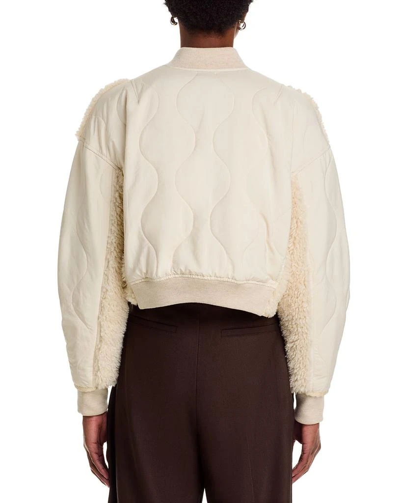 3.1 Phillip Lim Cropped Sherpa Combo Jacket 4