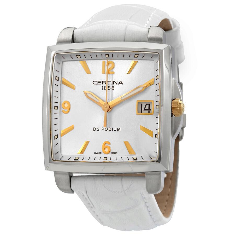 Certina DS Podium Quartz Silver Dial Ladies Watch C0013102603700