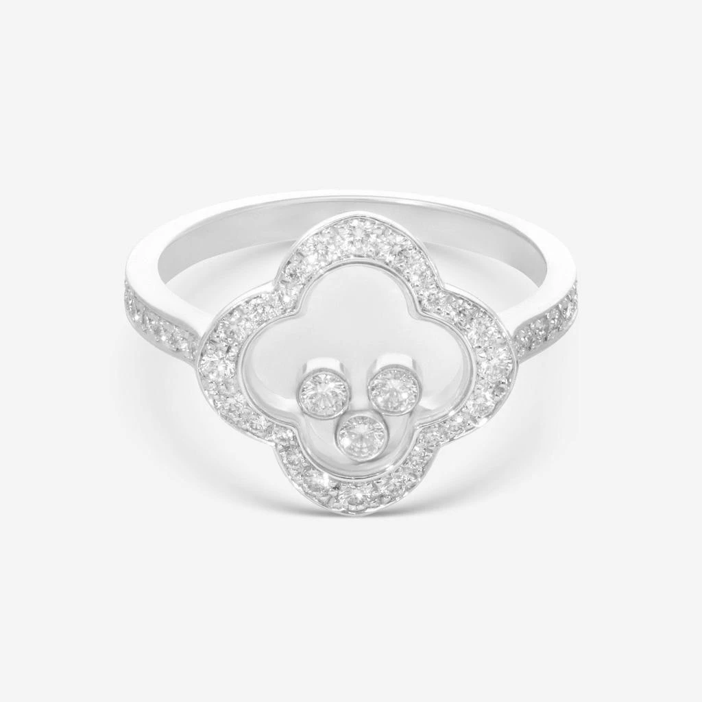 Chopard Chopard Happy Diamonds 18K White Gold Diamond Ring Sz. 7  826956-1212 2