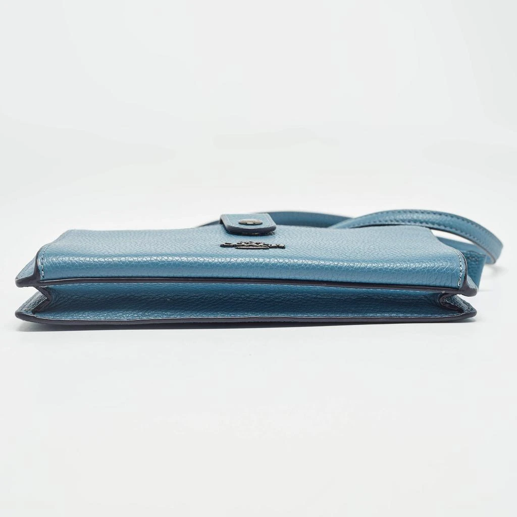 Coach Coach Blue Leather Noa Pop Up Crossbody Bag 6