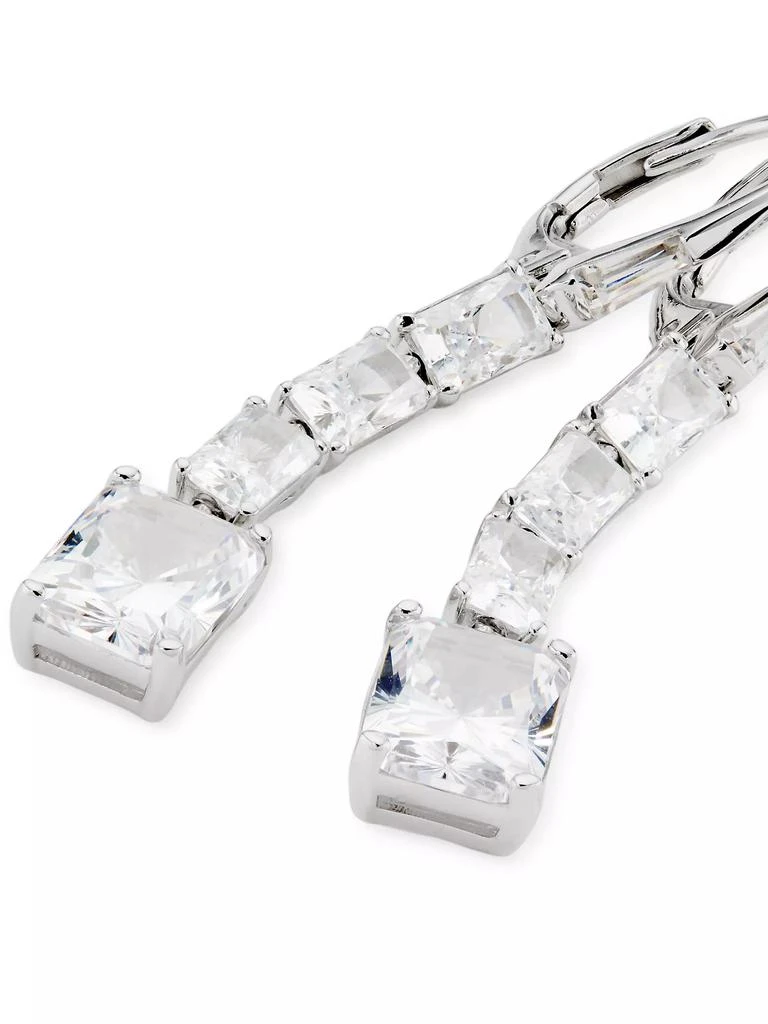 Adriana Orsini Naomi Sterling Silver & Cubic Zirconia Linear Earrings 4