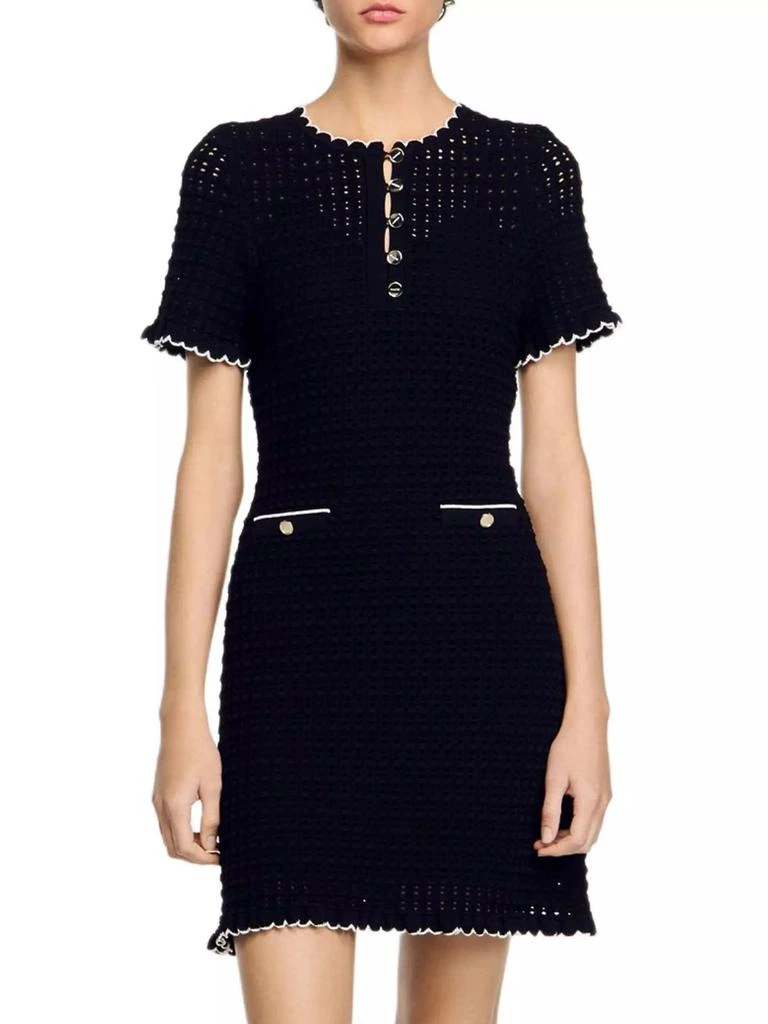 Sandro Short Knit Dress 2