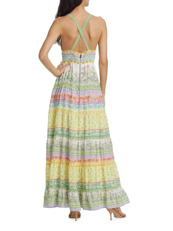 Alice + Olivia Karolina Floral Maxi Dress 2