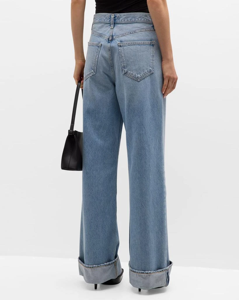 AGOLDE Dame High Rise Wide-Leg Jeans 5