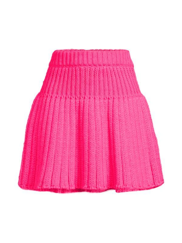 RED Valentino Wool & Mohair Knit Mini Skirt 3