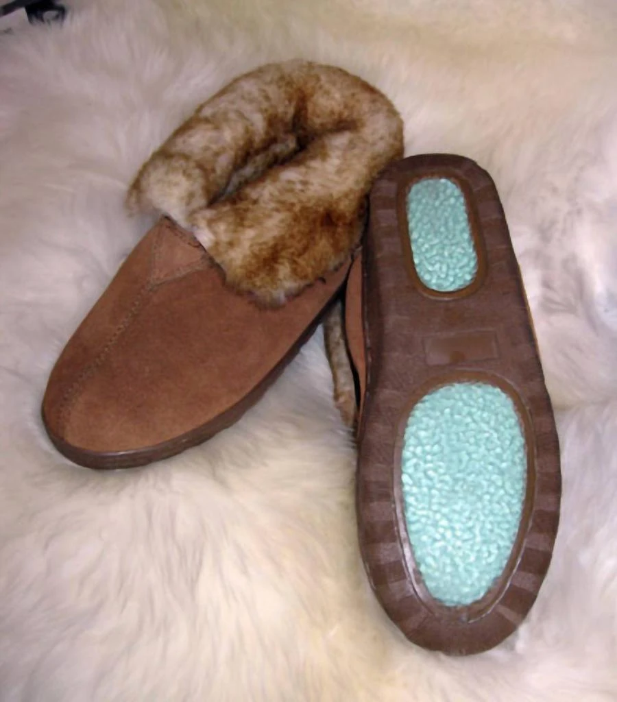 Deerfield Leathers MEN’S RAINDANCE NAKED SHEEPSKIN BOOTIES 1