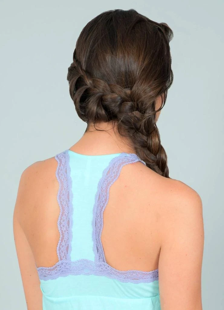 Twelve Eighty Eight Stephanie Racerback Chemise In Mint 2