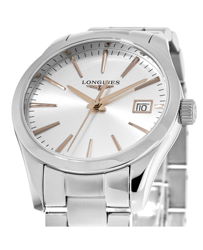 Longines Longines Conquest Classic Silver Dial Stainless Steel Women's Watch L2.386.4.72.6