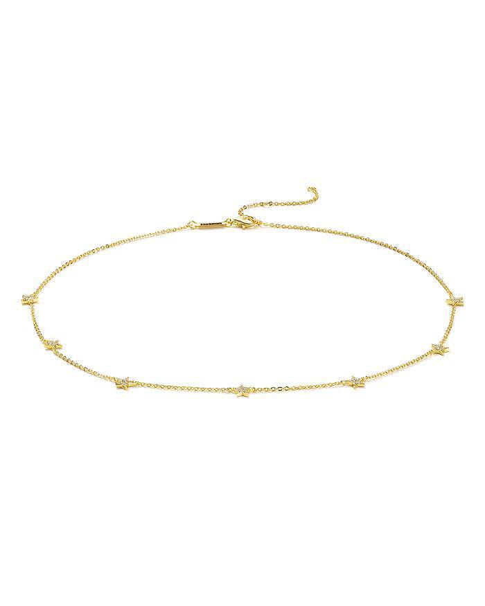 Argento Vivo Pavé Star Choker Necklace, 15"