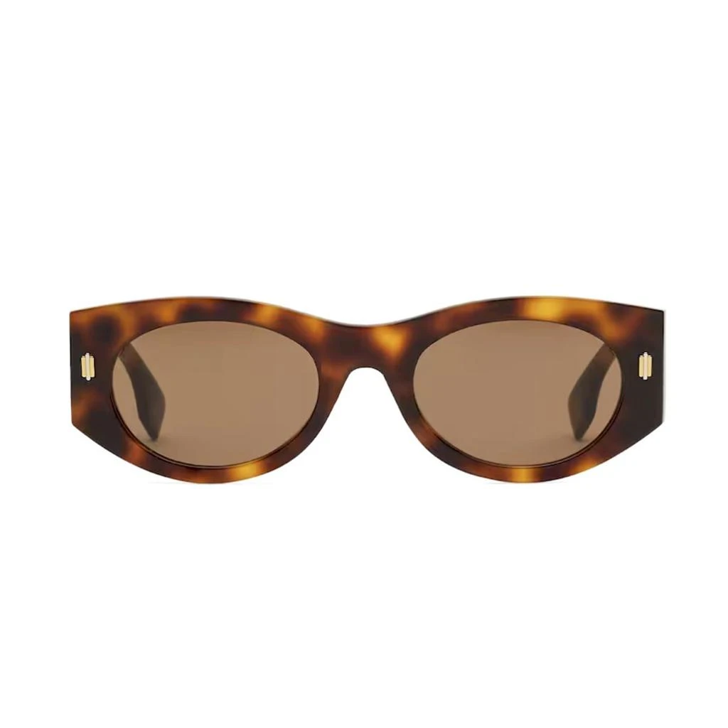 Fendi Fendi Eyewear Oval Frame Sunglasses 1