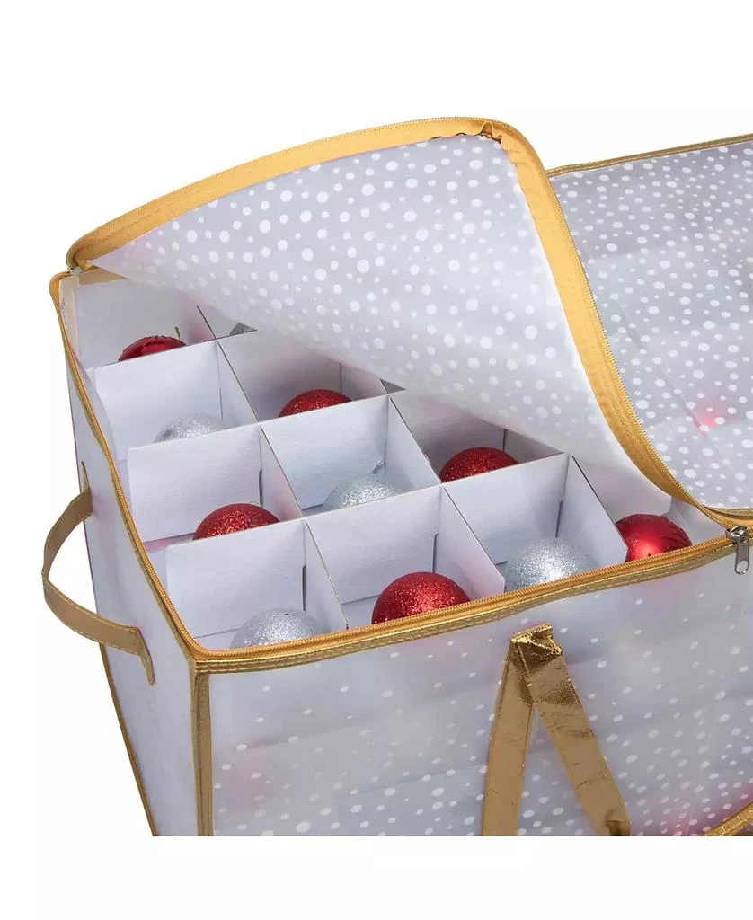 Simplify 128 Count Ornament Storage Organizer in Gold 5