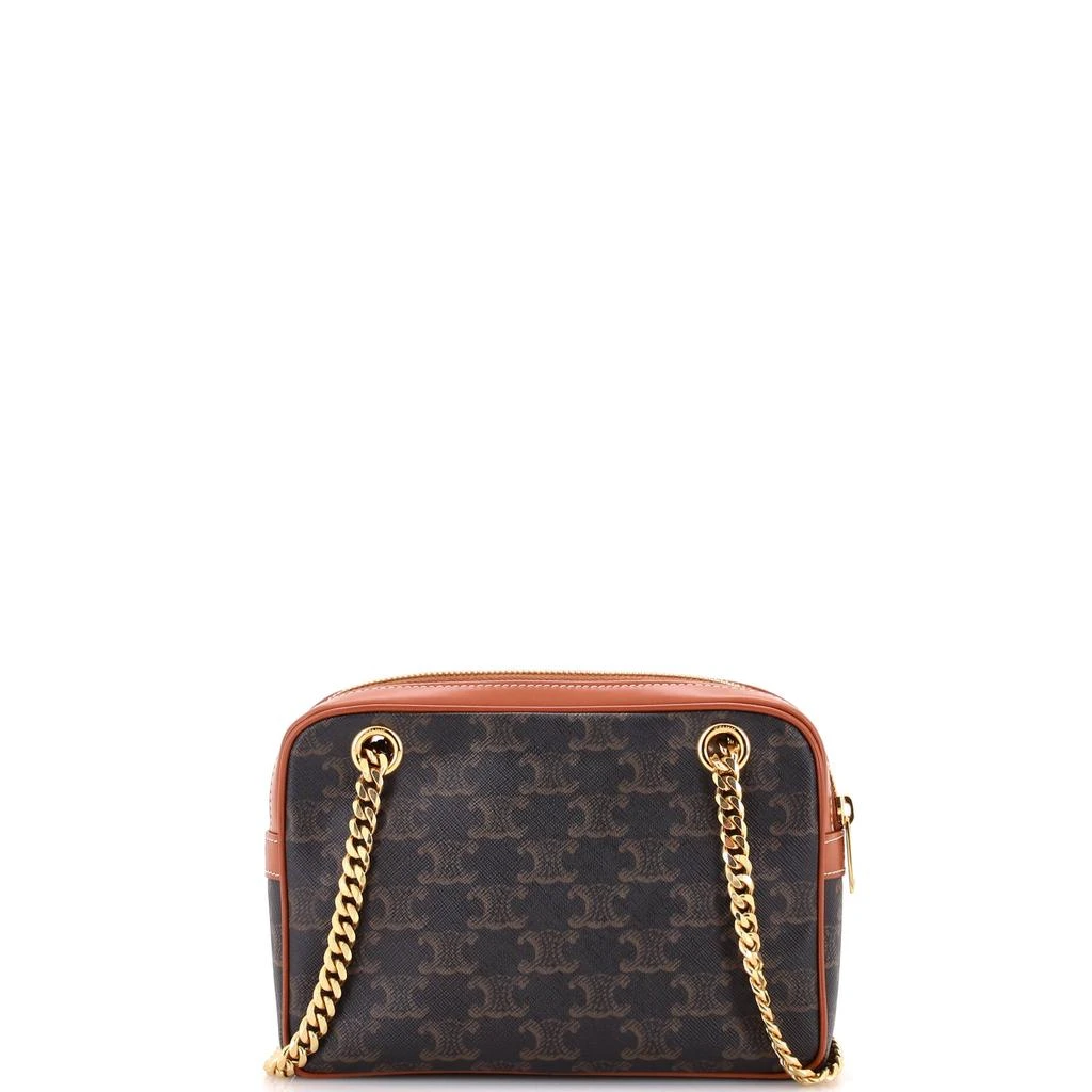 Celine Patapans Bag Triomphe Coated Canvas Small 3