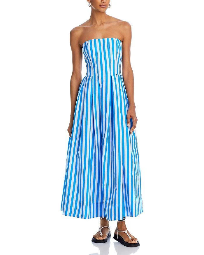 AQUA Strapless Striped Maxi Dress - 100% Exclusive 1