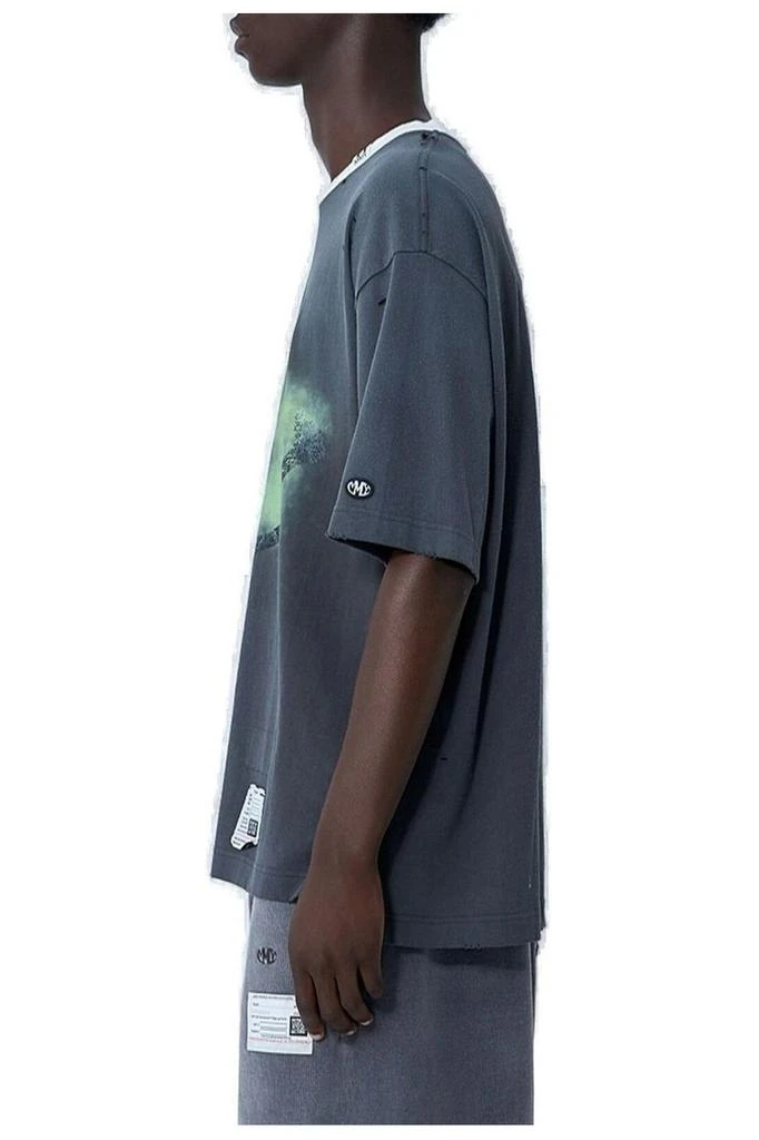 Maison MIHARA YASUHIRO Maison Mihara Yasuhiro Crewneck Distressed T-Shirt 3