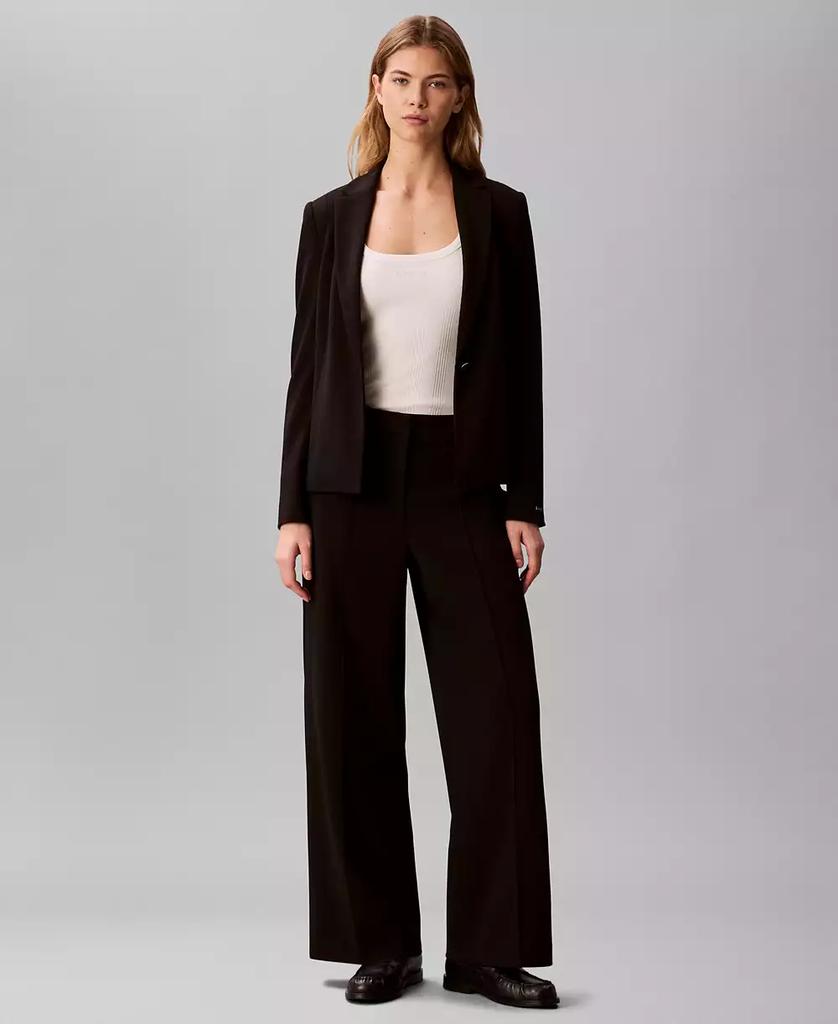 Calvin Klein Women
s Notch Lapel Classic Blazer