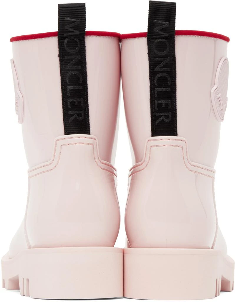 Moncler Pink Ginette Rain Boots 2