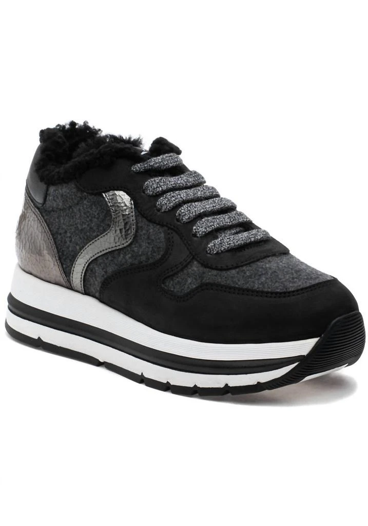 Voile Blanche Voile Blanche - Women's Maran Shearling Low Top Sneakers 1