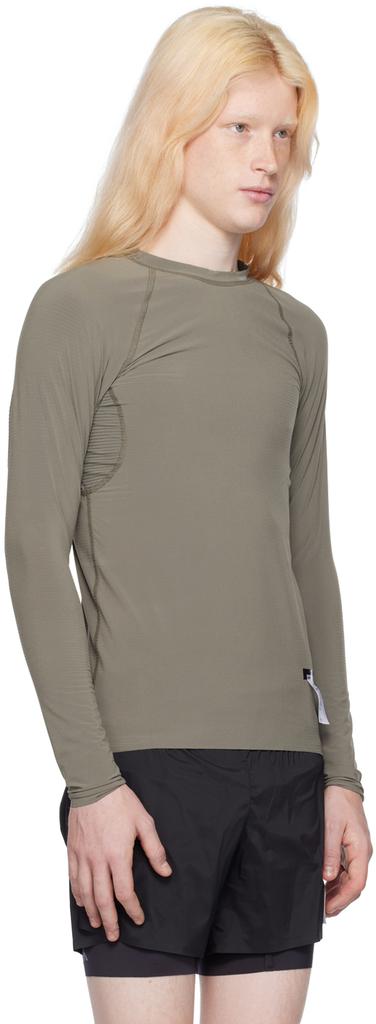 Satisfy Taupe Base Layer Long Sleeve T-Shirt