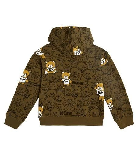 Moschino Teddy Bear cotton jersey hoodie 3