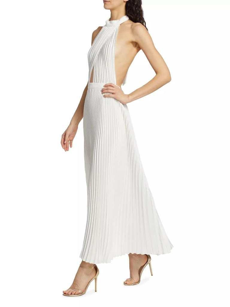 L'Idée Renaissance Sleeveless Pleated Gown 4