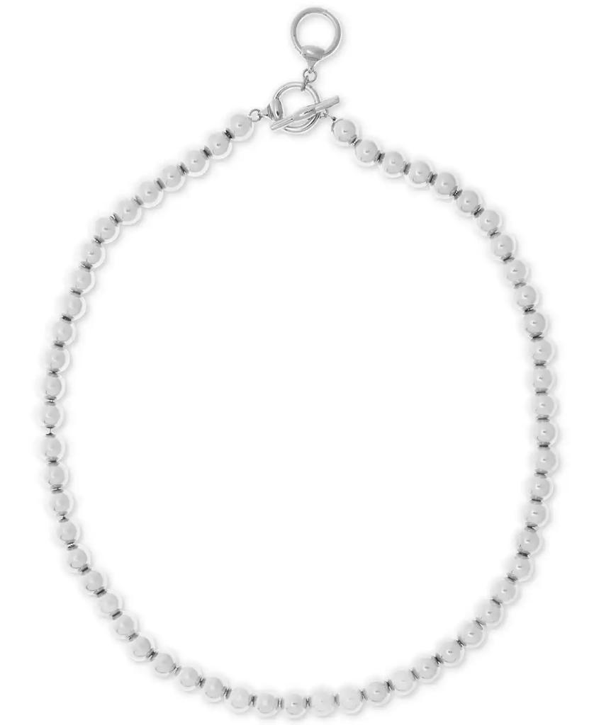 ブレスレット Lauren Ralph Lauren Silver-Tone Bead (8 mm) Bracelet Lauren Ralph Lauren Silver Tone Metal Bead Flex Bracelet | belk