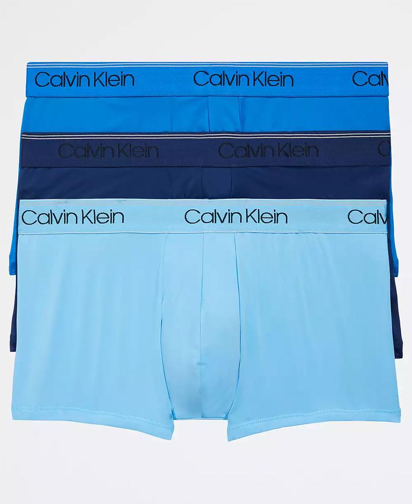 Calvin Klein Men's 3-Pack Microfiber Stretch Low-Rise Trunk Underwear