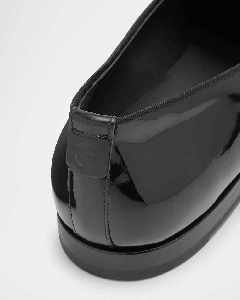 Giorgio Armani Men's Leather and Velvet Loafers 5