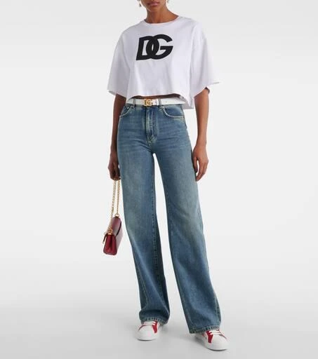 Dolce
Gabbana Floral leather sneakers 3