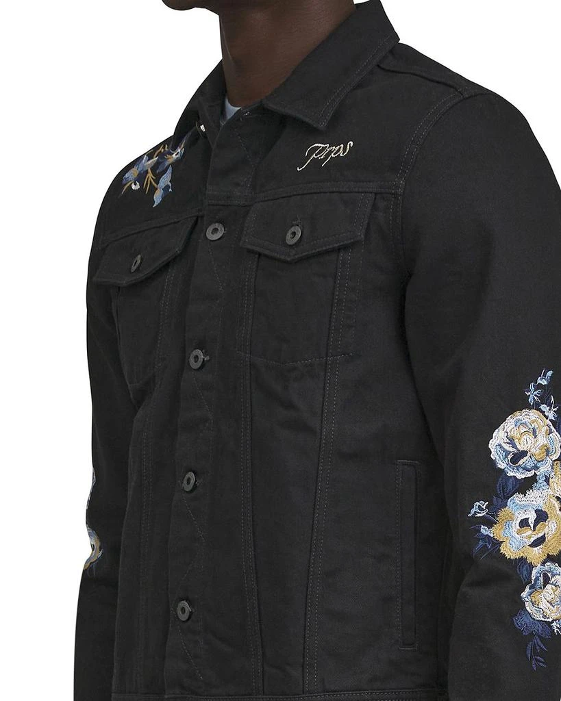 Prps Goods & Co Peony Floral Pattern Denim Jacket 4
